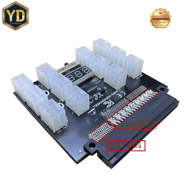 2400W Server Psu Breakout Board - Carte d'adaptation YD PCI-E 12V 50