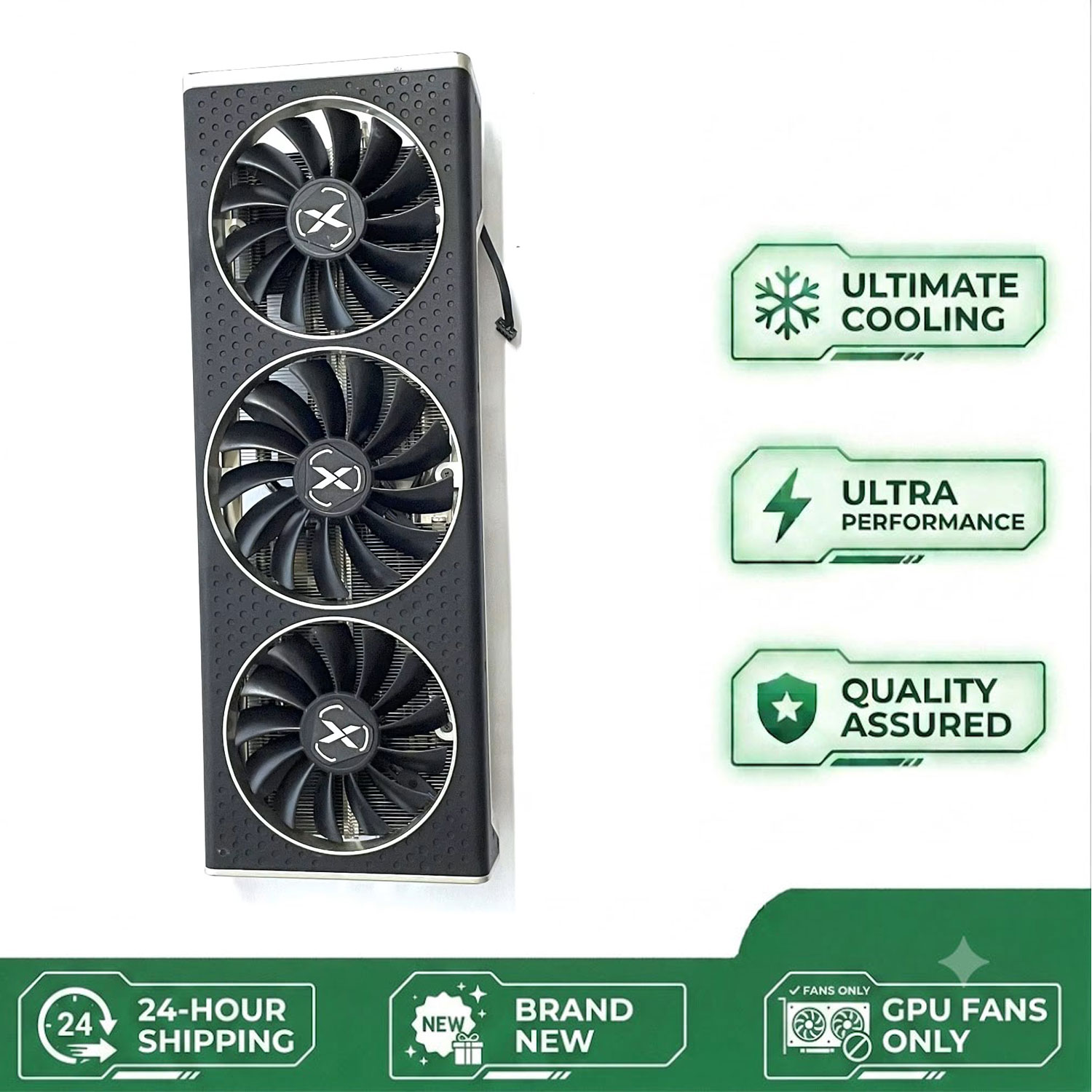 Rx 6700 Xt 12Gb Graphics Card - Refroidisseur de carte graphique CF9015U12D adapté