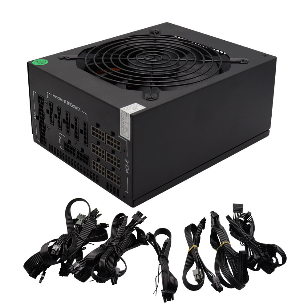 2000W Atx Mining Power Supply - Module d'Alimentation Complet ATX pour PC,