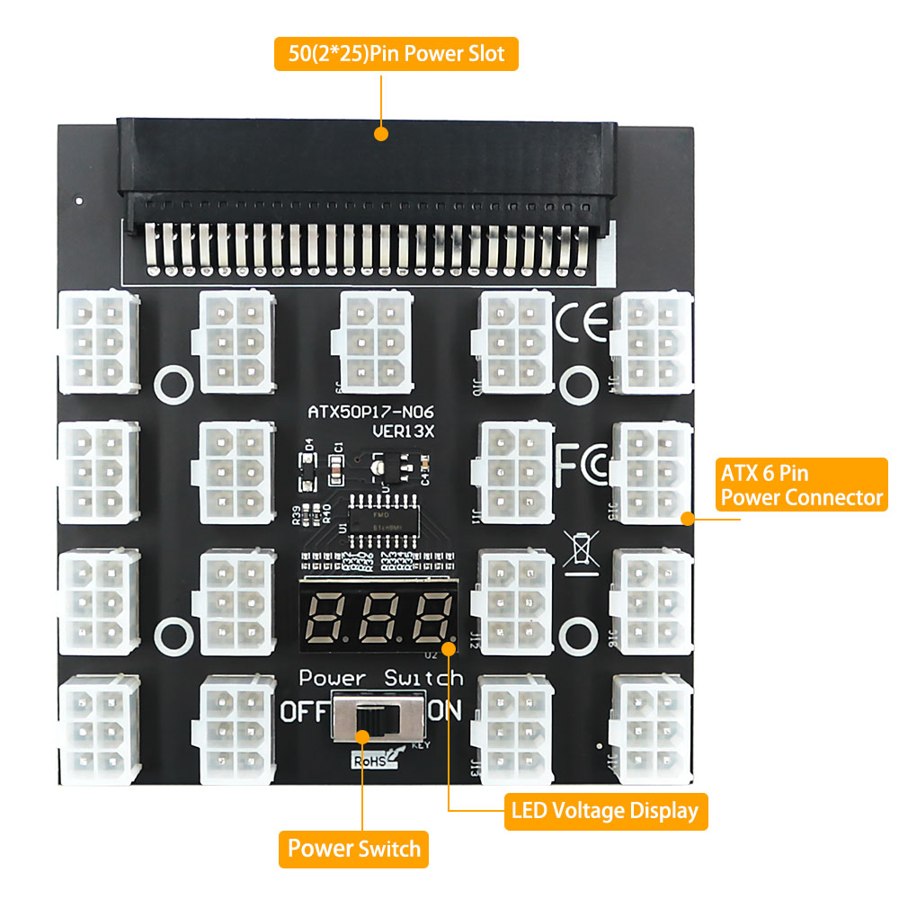 Carte de dérivation d'adaptate - 2000W Atx Mining Power Supply avis et prix