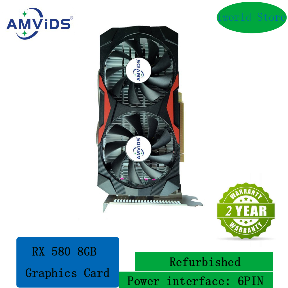 Carte graphique AMD Radeon RX  - Rx 580 8Gb 2048Sp Gpu avis et prix