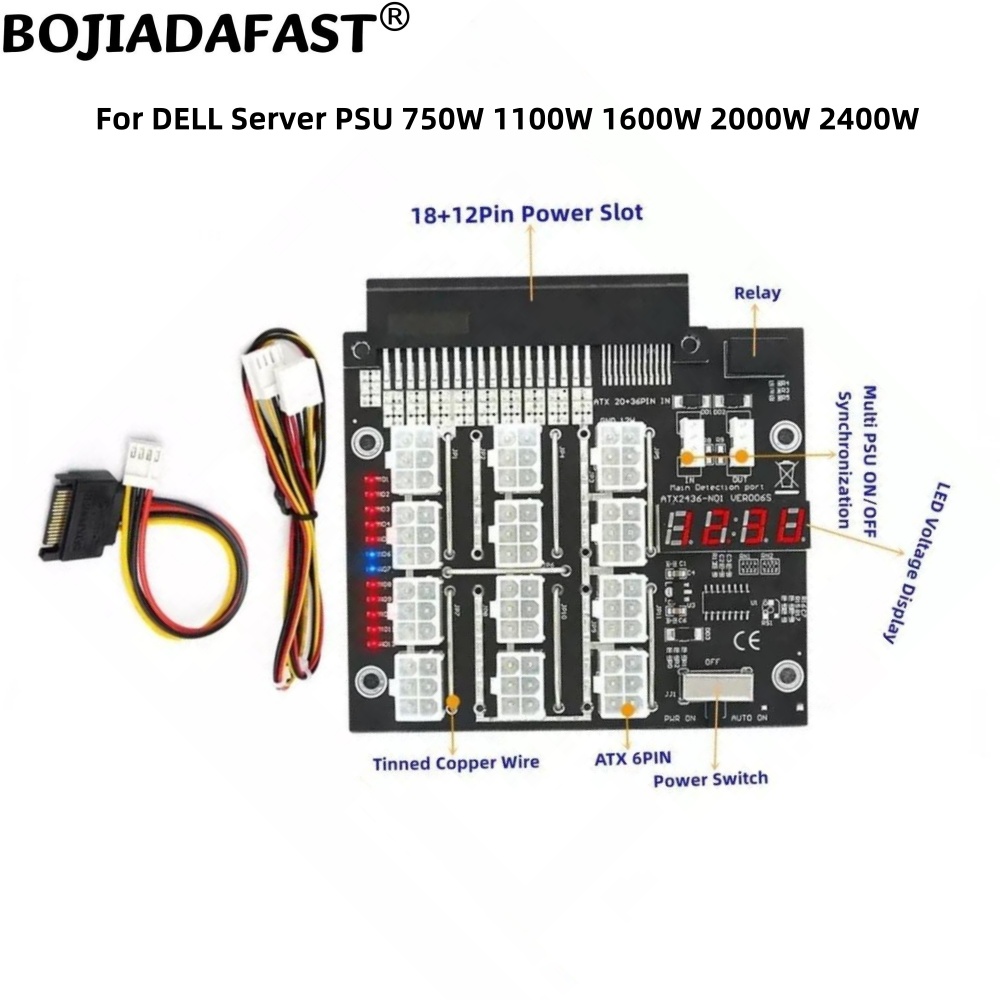 Synchronisation de carte de dé - 2400W Server Psu Breakout Board avis et prix