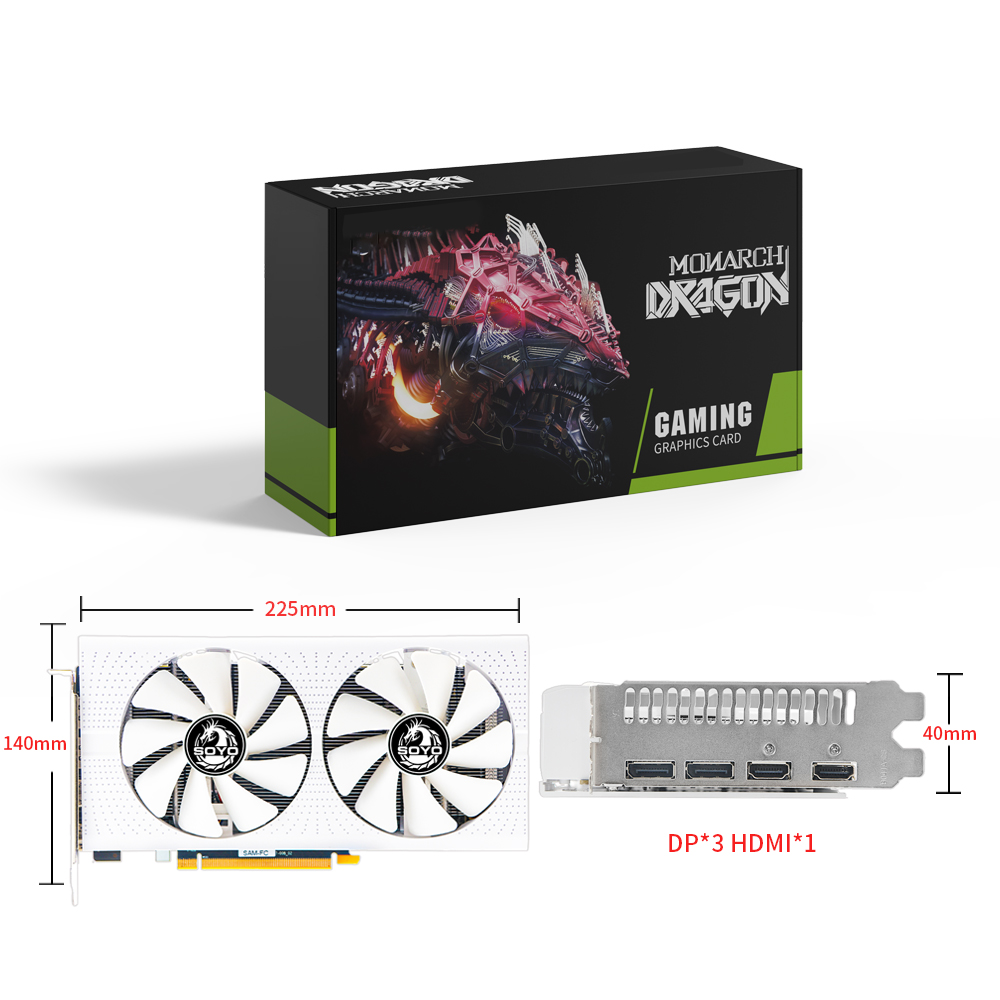 SOYO – carte graphique AMD Rad - Rx 580 8Gb 2048Sp Gpu avis et prix
