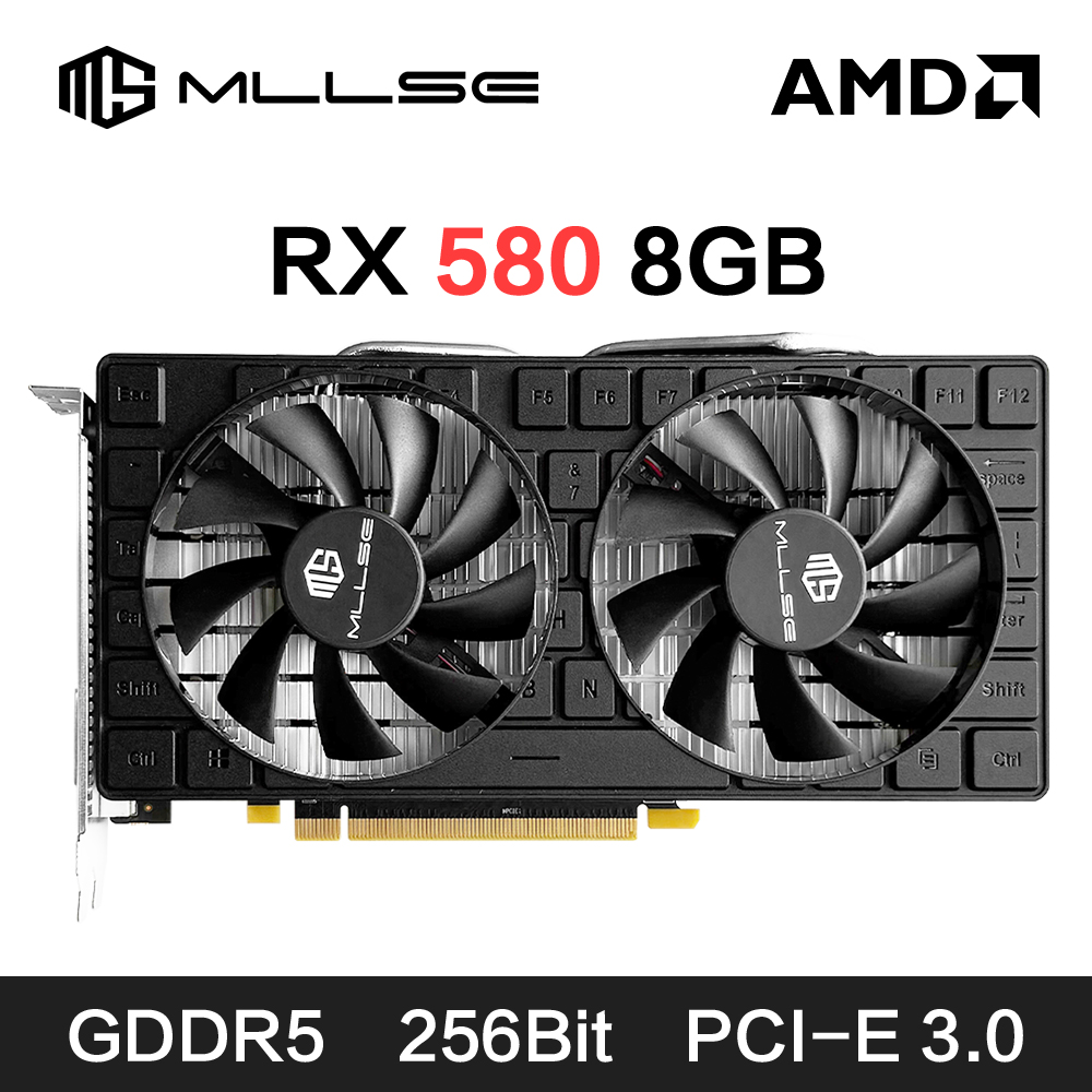 Carte graphique de jeu MLLSE A - Rx 580 8Gb 2048Sp Gpu avis et prix